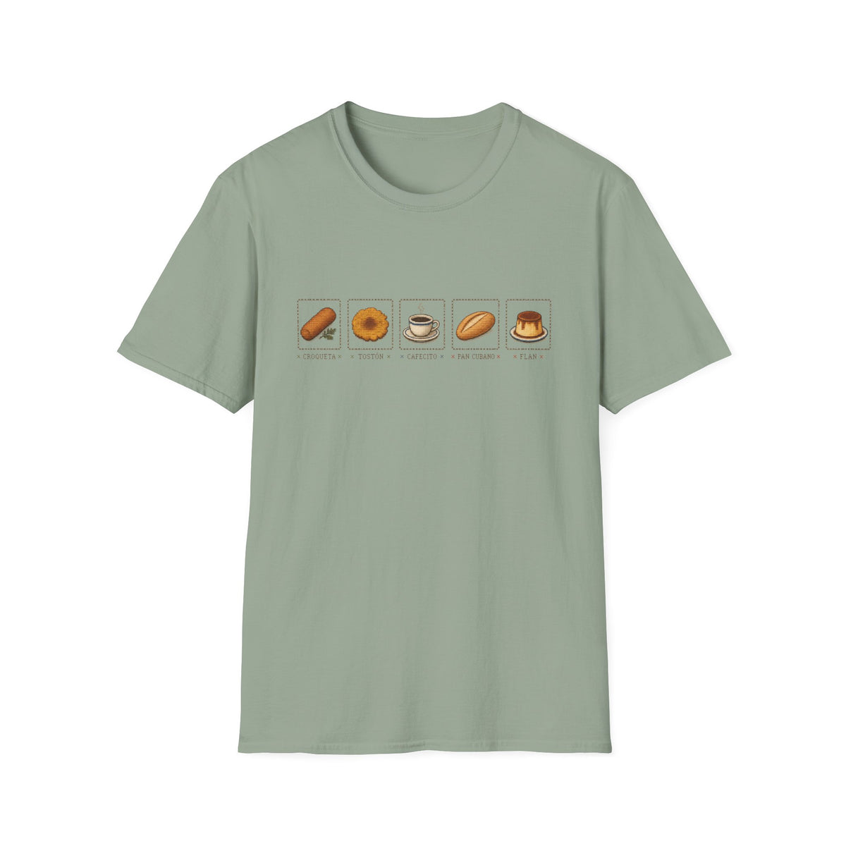 Illustration Row Food T-Shirt