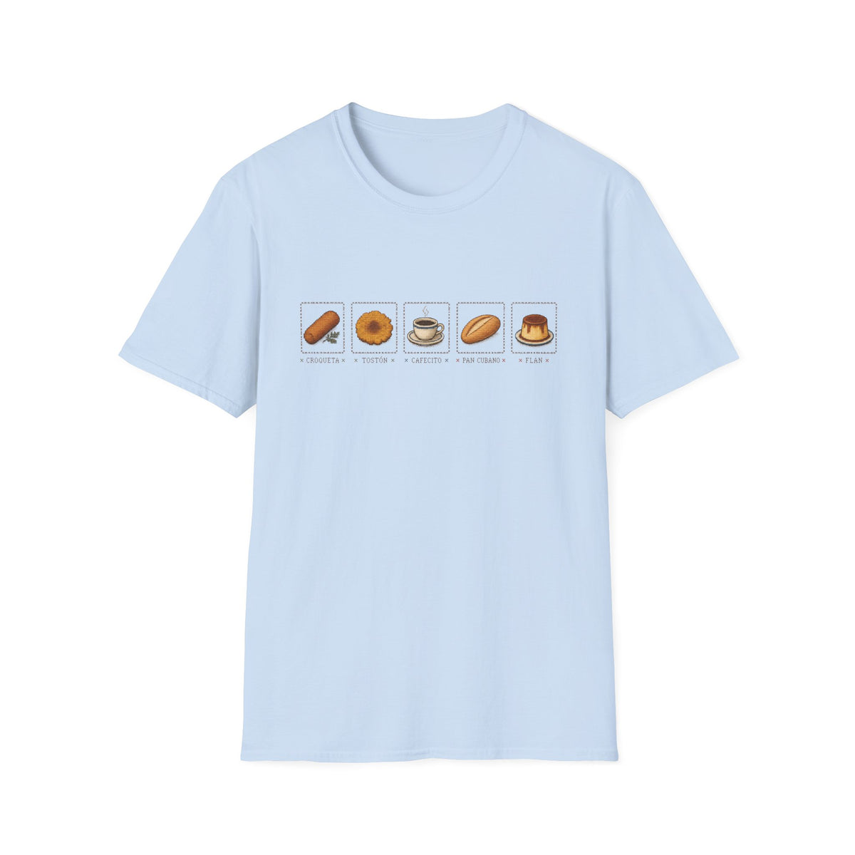Illustration Row Food T-Shirt