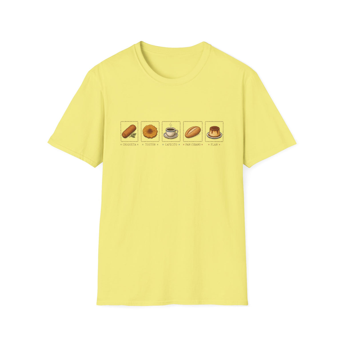 Illustration Row Food T-Shirt